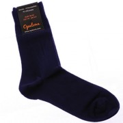 Chaussettes bleues en coton
