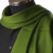 Echarpe vert mousse