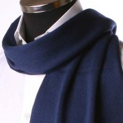 Echarpe bleu foncé