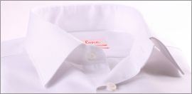 Chemise blanche tissu twill