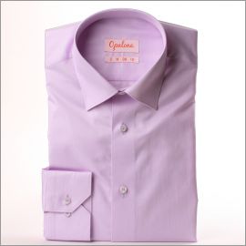 Chemise mauve tissu gabardine