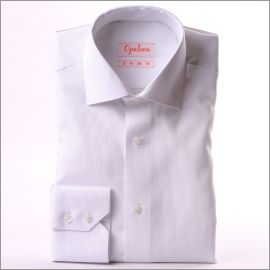 Chemise blanche tissu piqué de coton