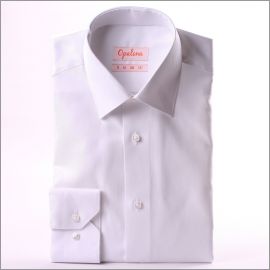 Chemise blanche tissu twill