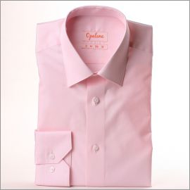 Chemise rose tissu gabardine