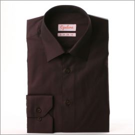 Chemise marron chocolat