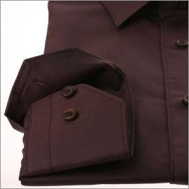 Chemise marron chocolat