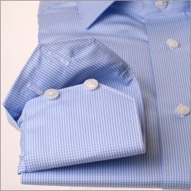 Chemise vichy bleu