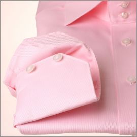 Chemise oxford rose