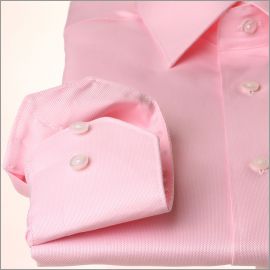 Chemise rose tissu oxford