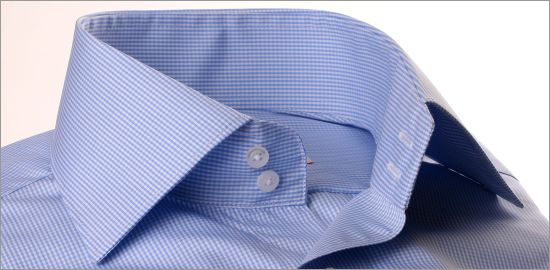 Chemise vichy bleu