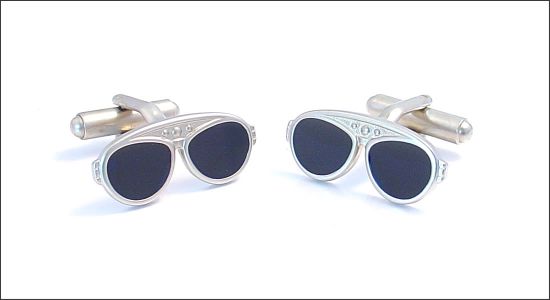 Sun glasses cufflinks