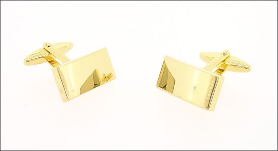 Gold slipway cufflinks