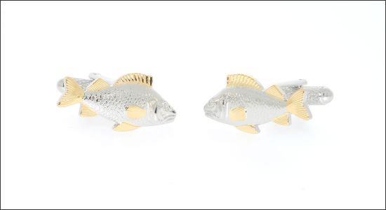 Fish cufflinks