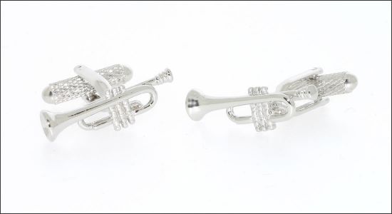 Trumpet cufflinks