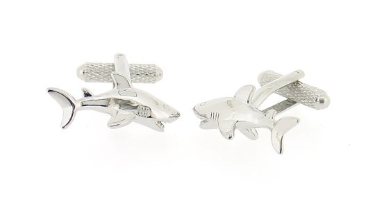 Shark cufflinks