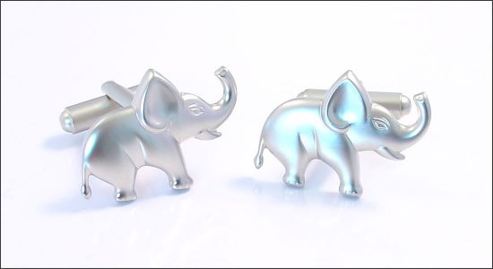 Elephant cufflinks