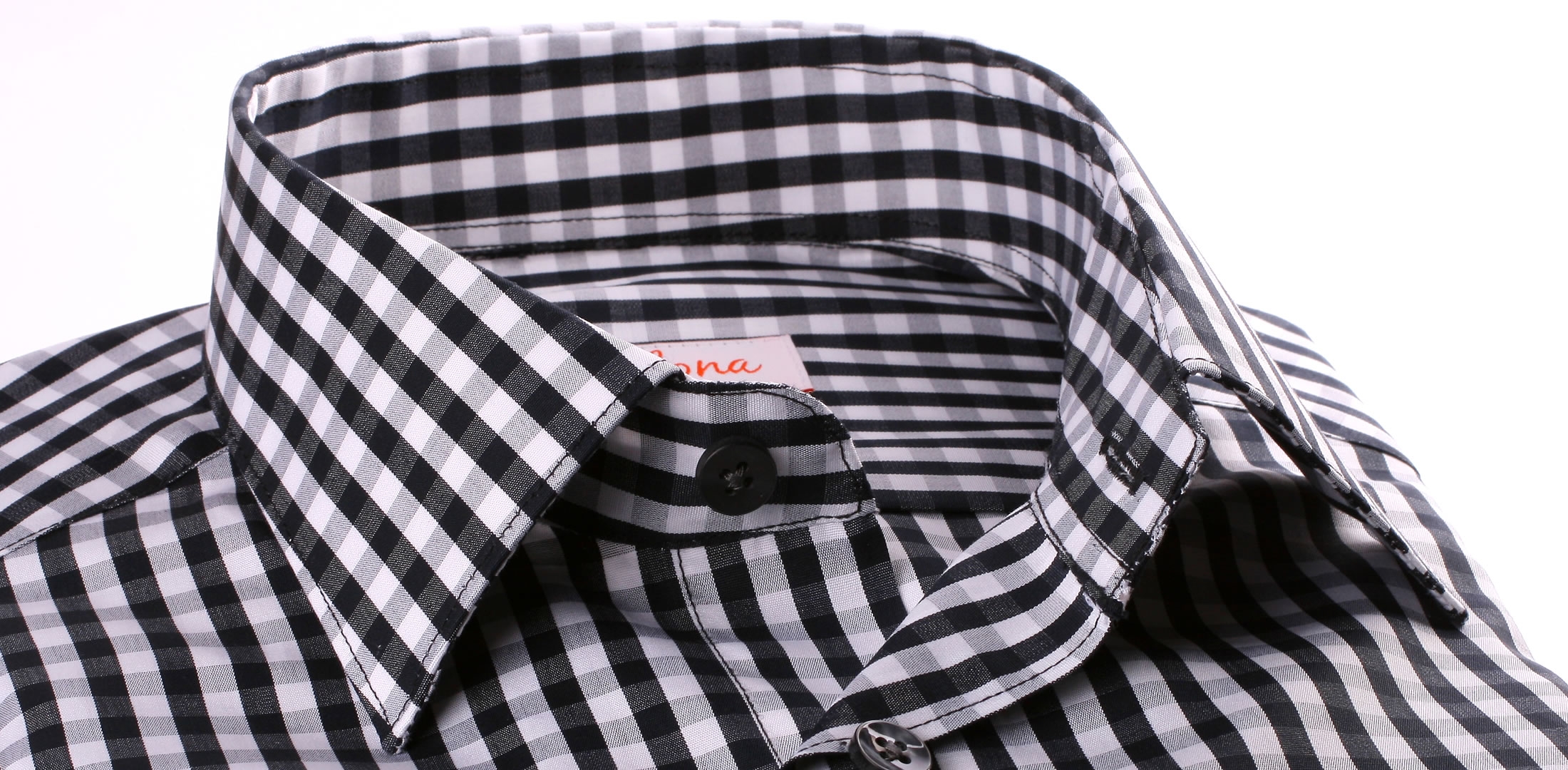 black and white shirt check