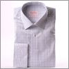 Chemise bleu foncé à chevrons