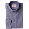 Chemise bleu foncé à chevrons