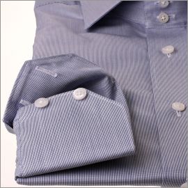 Chemise gabardine bleu foncé