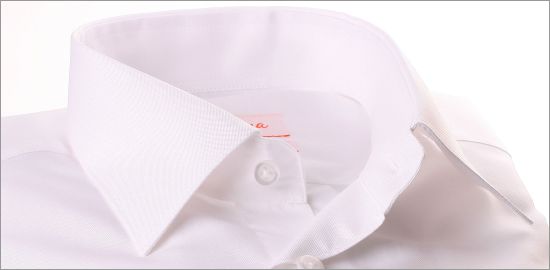 Chemise blanche tissu Pin point